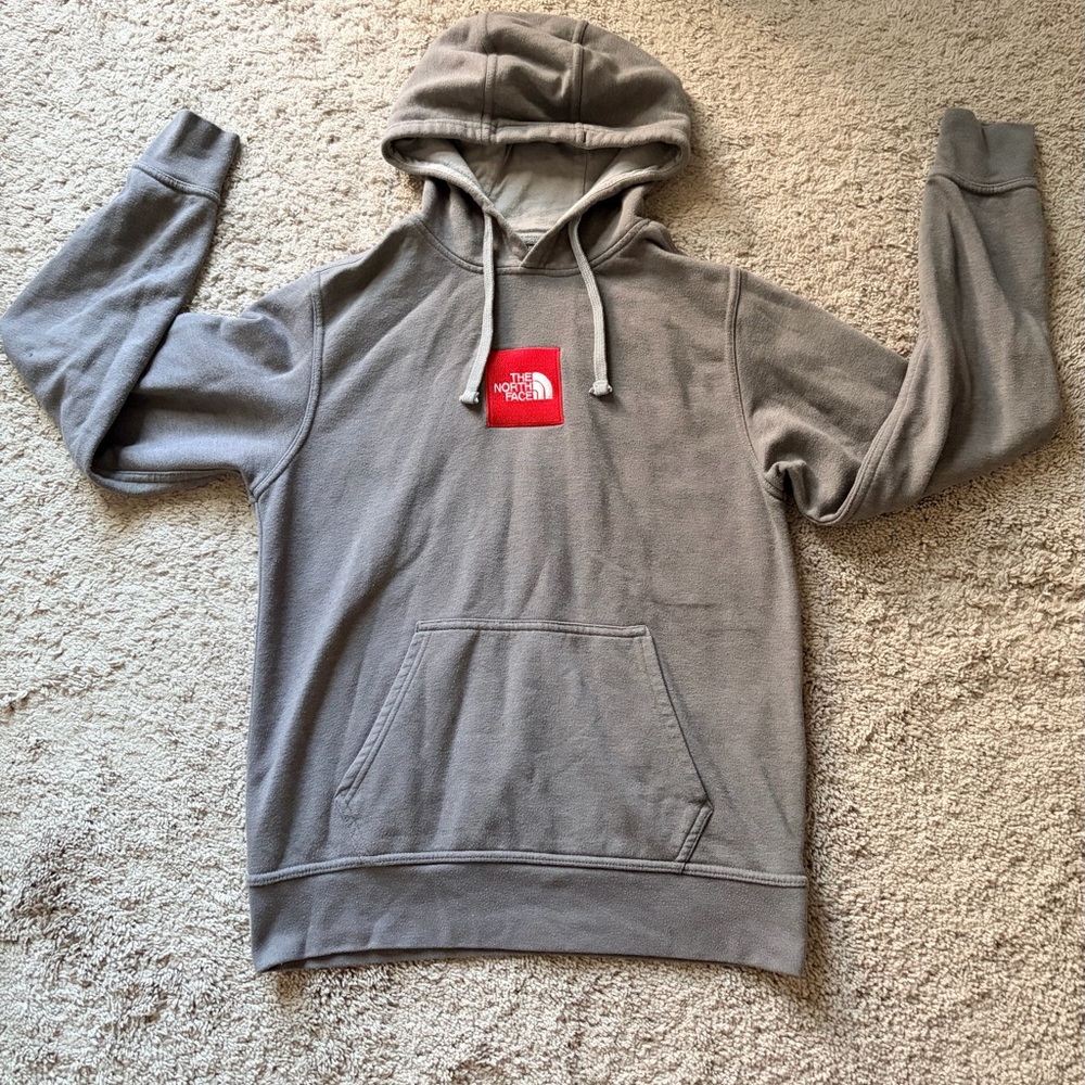 Hoodie with Red Logo
